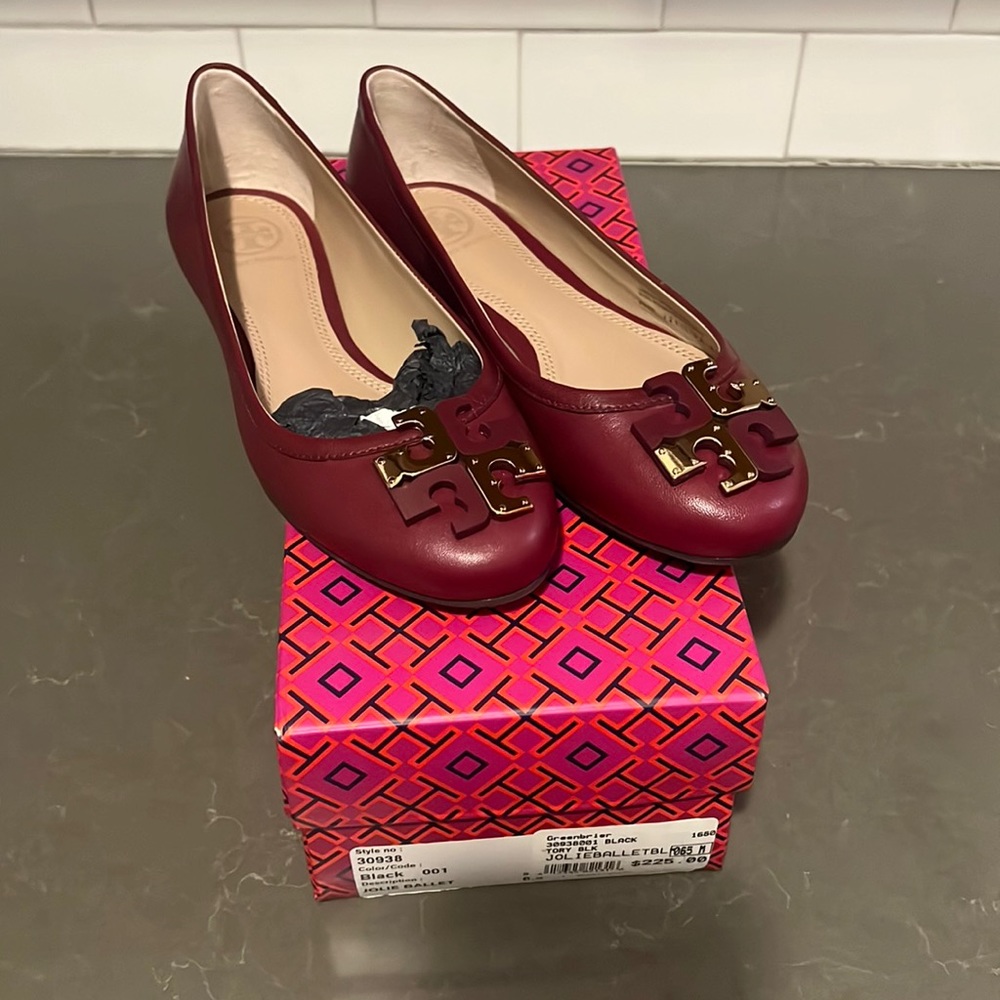 Tory Burch Jolie ballet flats, brand new in box